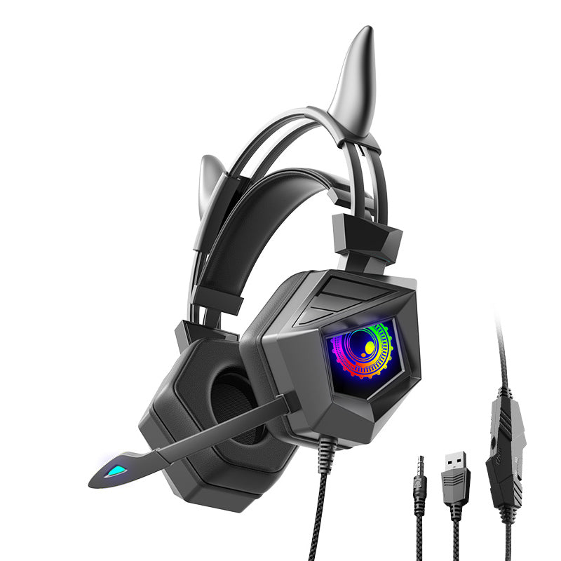 SY-G15 Ears Design Wired Control Gaming Earphone 3D Surround Sound Game Headset with HD Mic and Breathing Light SY-G15 Ears Design Wired Control Gaming Earphone 3D Surround Sound Game Headset with HD Mic and Breathing Light